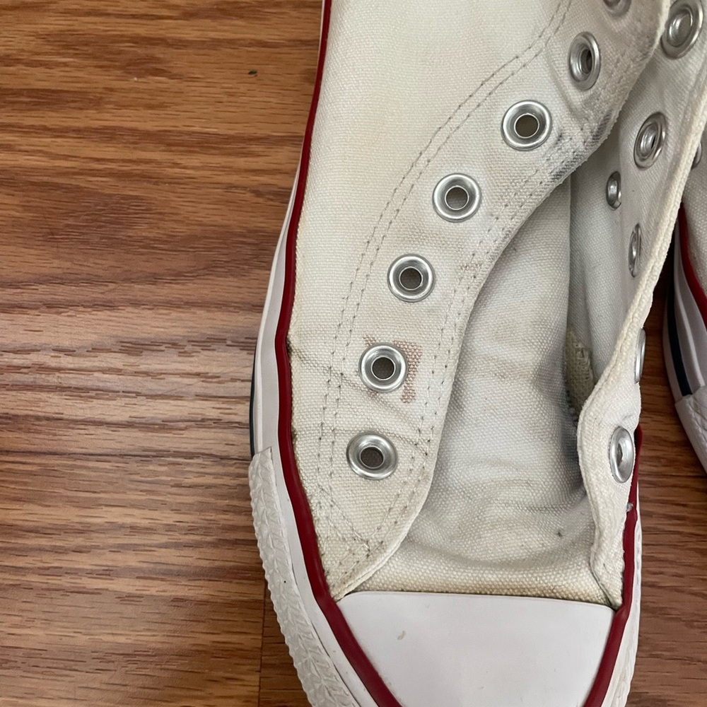 White High-Top Converse - Picture 6 of 9